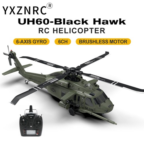 Uh60 black hawk rc - black,